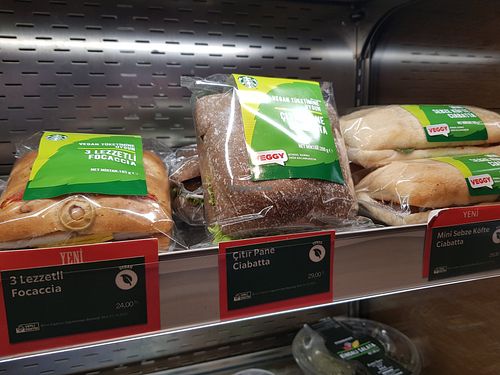 Vegan sandwiches at Starbucks at Starbucks in Istanbul
