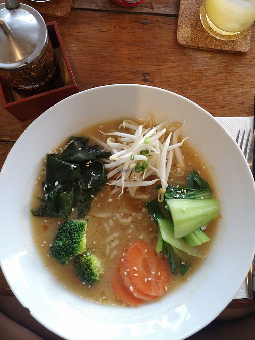 Vegan tantan men at Japan Cafe in Koh Phangan