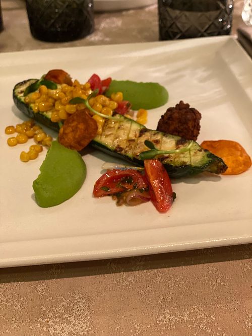 Tasting menu course 6 at The Four Rooms of Mrs. Safija in Sarajevo