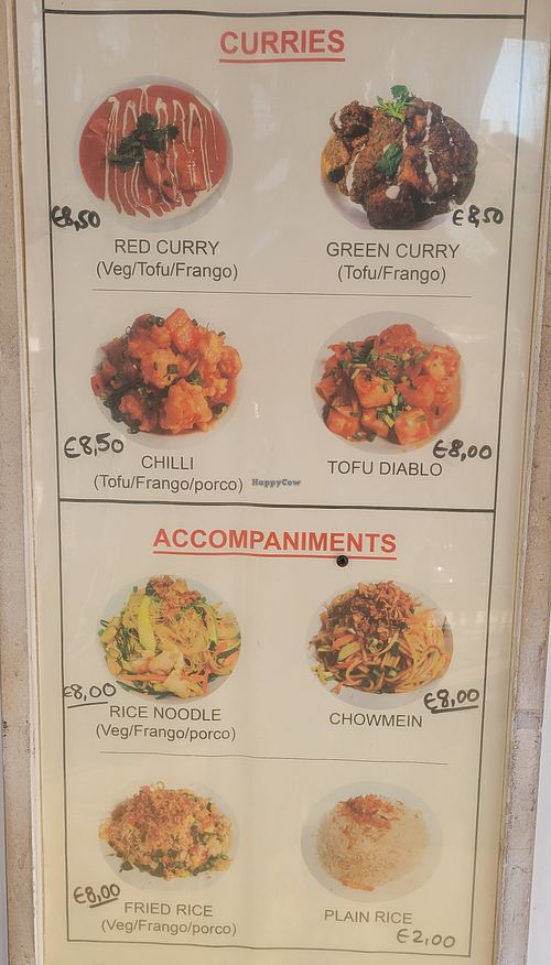 Menu pag 2/2 at RD's in Lisbon