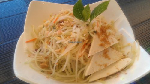 Green Papaya Salad at Chau Veggie Express in Vancouver