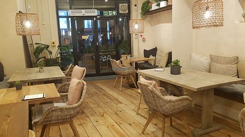 Interior at Gecko Coffeehouse in East London