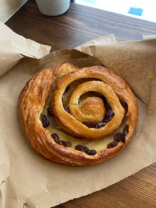 pain aux raisin at Gecko Coffeehouse in East London