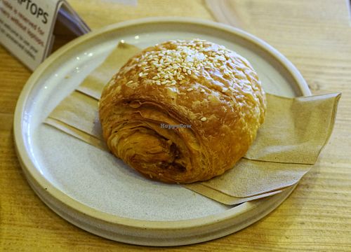 Stufffed Croissant Bun at Gecko Coffeehouse in East London