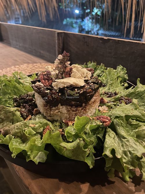 Eggplant Ricee  at Arena Negra in Mazunte