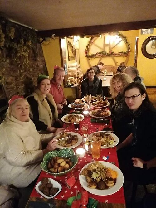 Taunton vegans meet up at The Plough Inn in Taunton