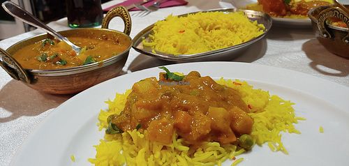 Vegetable curry at Jaipur Indian Restaurant in Fuerteventura