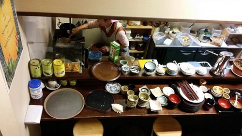 Kitchen at Sujata in Kyoto