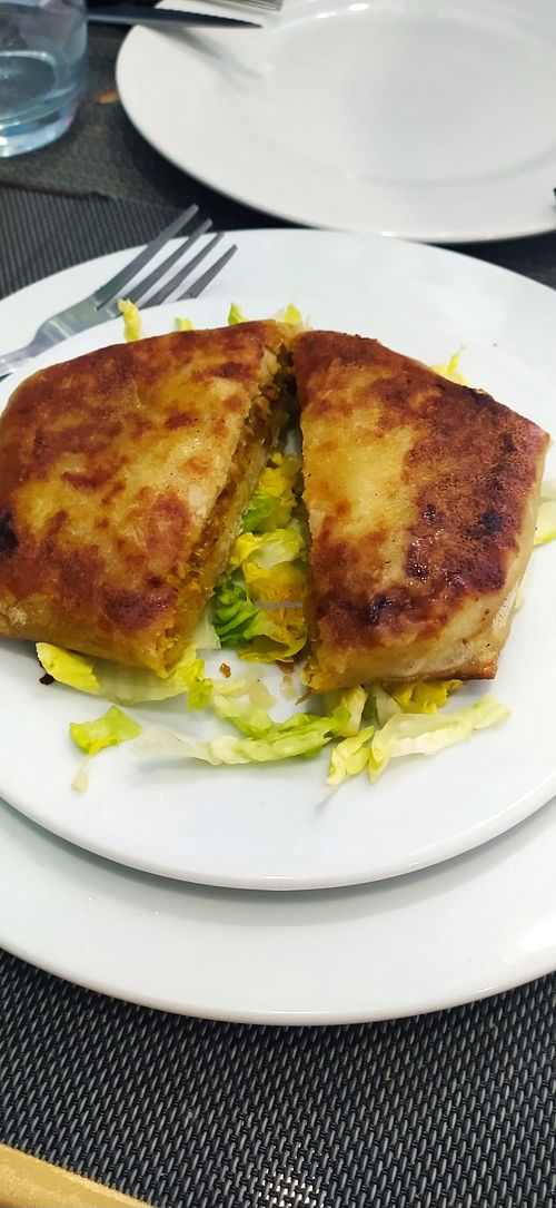 Bastela de verduras 😋 at La Mediterránea in Albacete