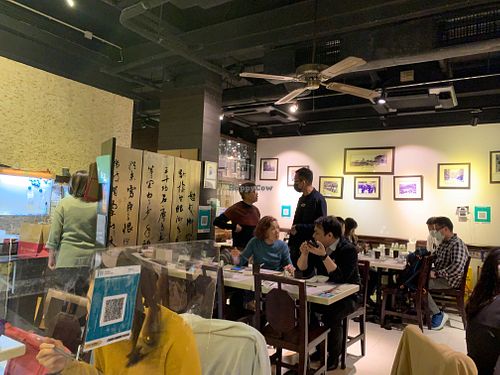 Casual and cozy interior  at Shanghai Lane 上海弄堂 in Hong Kong Island