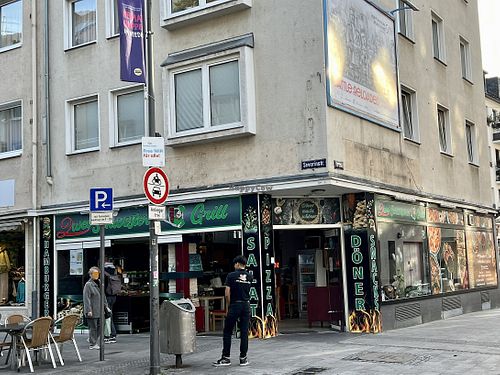 store front  at Zwei Schwestern Grill in Cologne