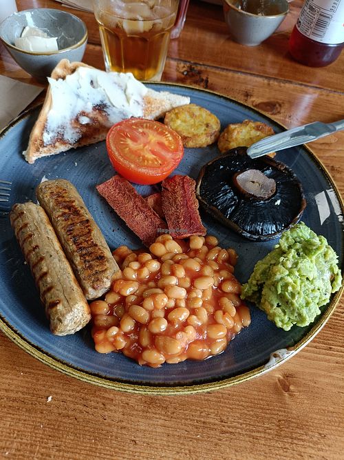 Vegan Grande breakfast at Cafe Natura in Scunthorpe