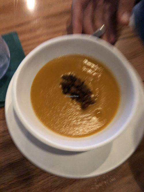 Sweet potato soup  at Graze Kitchen  in Las Vegas