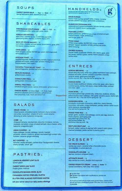  at Graze Kitchen  in Las Vegas