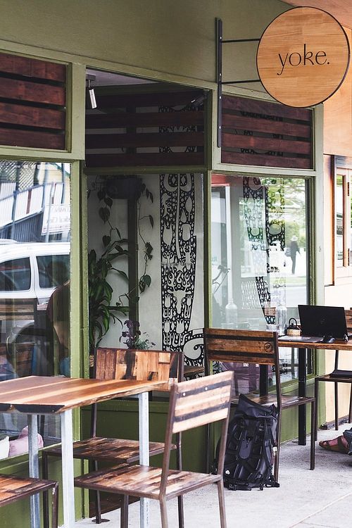 Front view at Yoke in West End