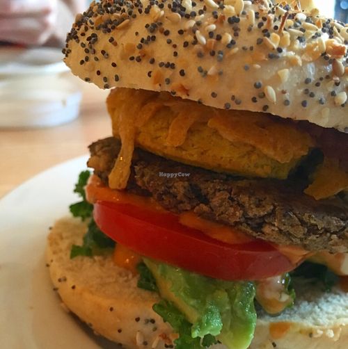 breakfast sandwich with everything  at Dulce Vegan Bakery and Cafe in Atlanta