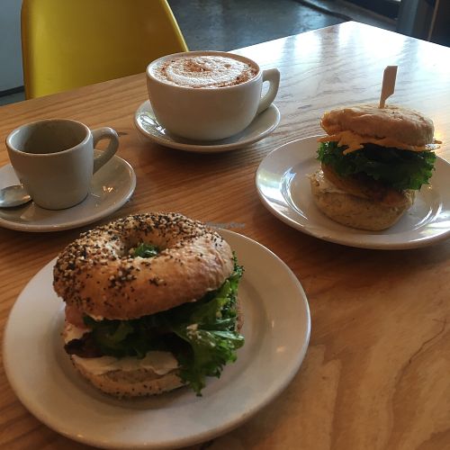 Breakfast sandwiches are a must!  at Dulce Vegan Bakery and Cafe in Atlanta