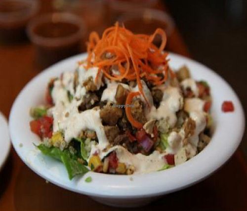 chef salad at Veggie Grill - Farmers Market in Los Angeles