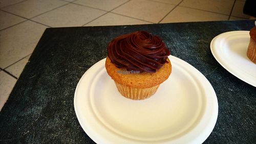 Taste like Nutella.. So good at Cupcake Station in Birmingham