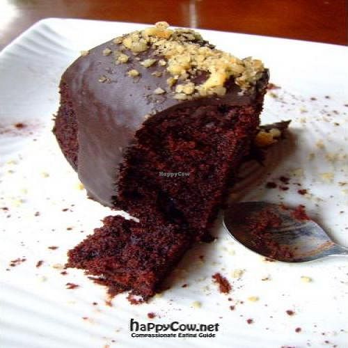 Chocolate cake at Chīsù De - Veggie Table in Beijing