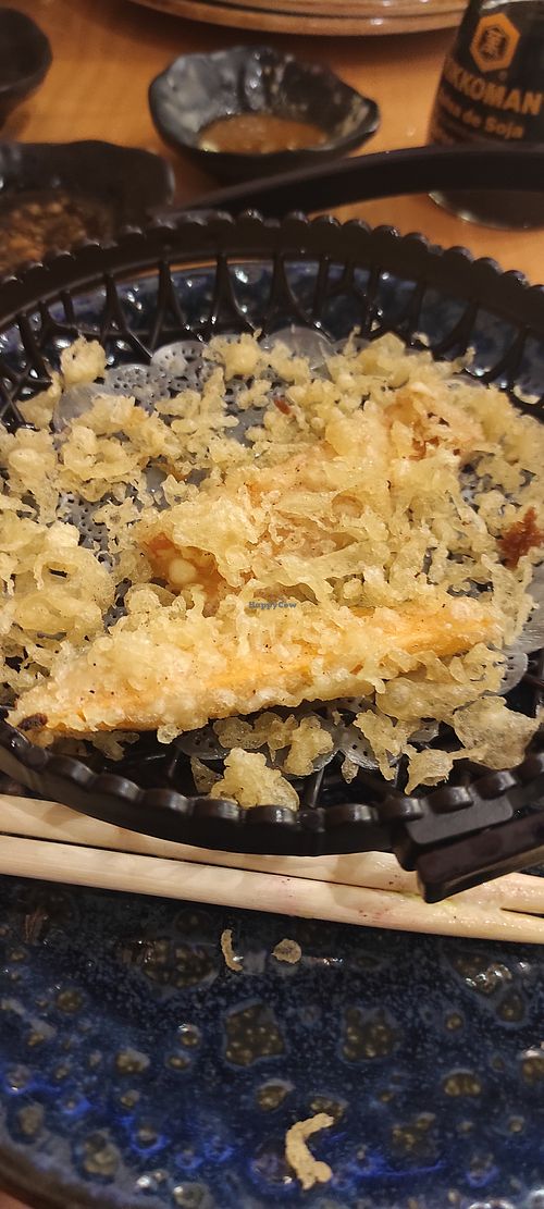 Tempura de verduras at Honkaku in San Sebastian