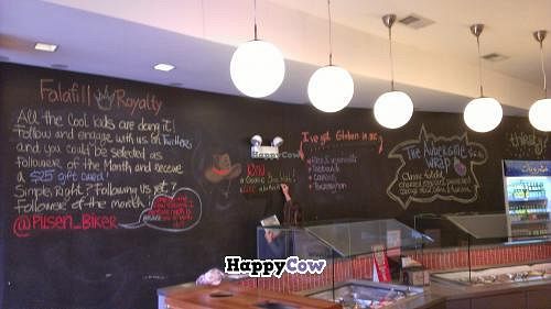 food bar at Falafill in Chicago