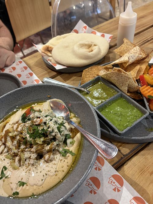 Hummus  at Hummus YA! in Mexico City