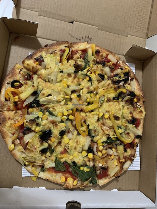 Garden Special-medium  at Vegan Pizza House in Vancouver