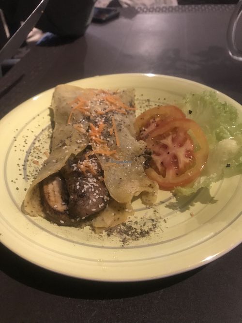 mushroom crepe…. yuuuuuuummmm  at El Opuesto de Salento in Salento