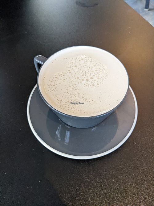 London fog soy at Café Blackbird in Edmonton