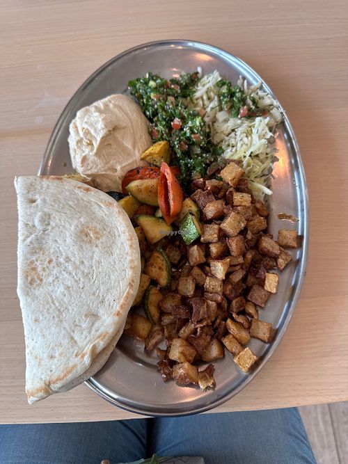 Hummus plate is so good   at Shwarma's in Lake Charles