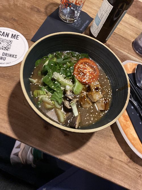 Ramen Suppe mit Tofu (mit Chilli wäre besser) at Ramen Kitchen in Mainz