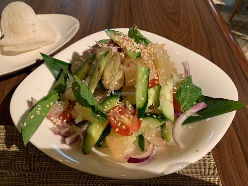 Pomelo salad at Monsoon HK in Kowloon