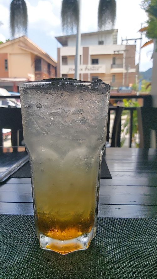 Lime soda #Veganuary at Plant-erian in Krabi
