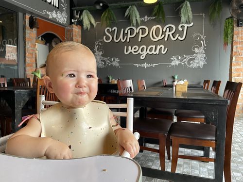 Child friendly, they have kids chairs!    at Plant-erian in Krabi