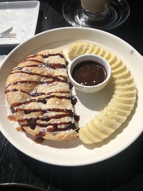 Banana roti   at Plant-erian in Krabi
