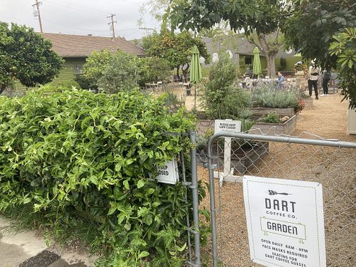 Garden across the street  at Dart in Santa Barbara