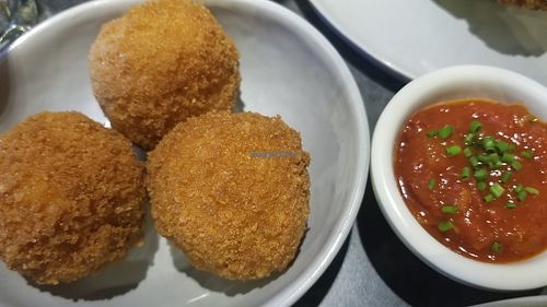 Arancini at Earthen  in Brooklyn