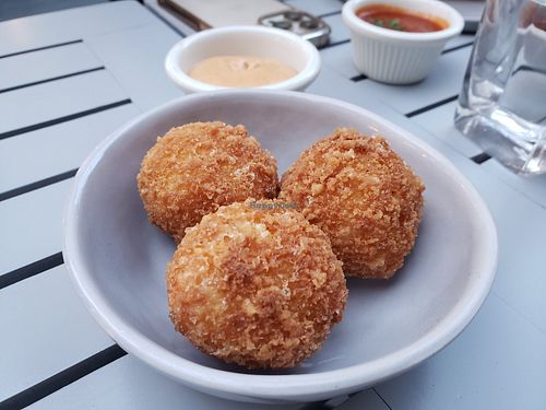 Arancini at Earthen  in Brooklyn