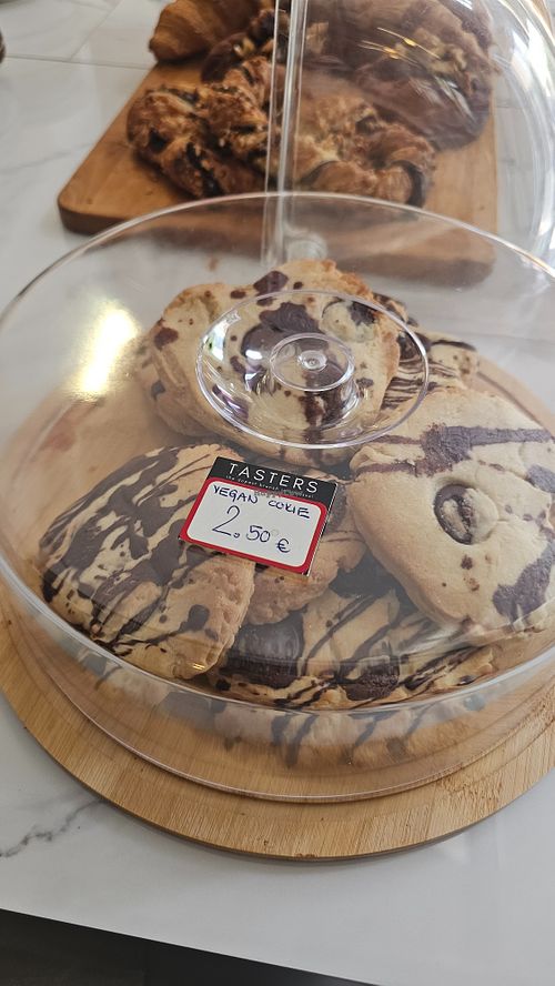 Vegan Choc Chip cookies 🍪 at Tasters in Limassol