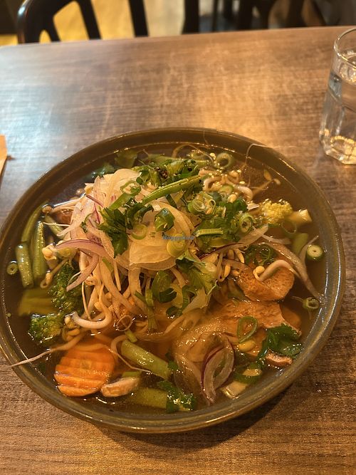 Vegan pho  at The Frogg in Helsinki