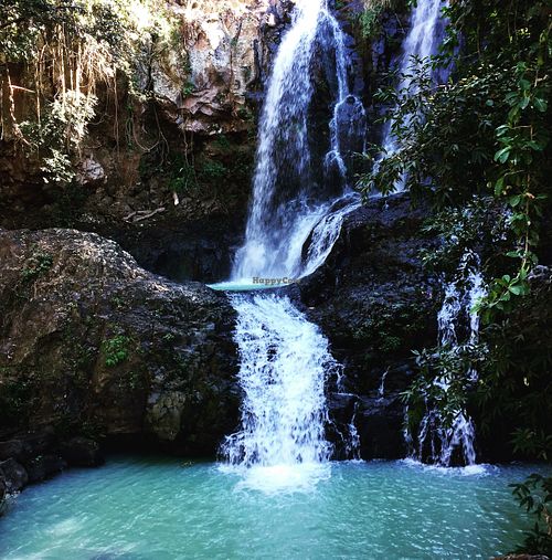 Gorgeous waterfall excursion! at Volcan Laguna  in Santa Maria Del Oro
