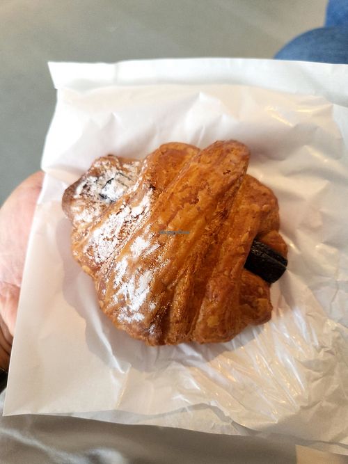 Chocolate croissant at Tokyo Vegan Bakes in Tokyo