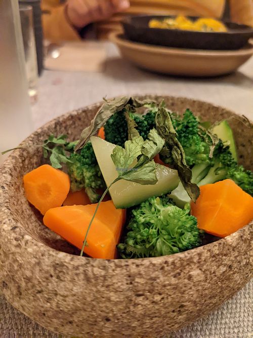 Side dish of vegetables at Explora Valle Sagrado in Urquillos