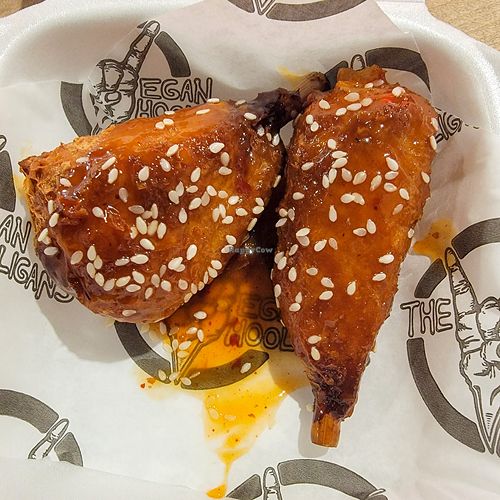 Wings at Vegan Hooligans DTLA S in Los Angeles