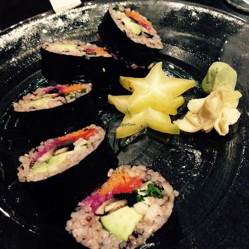 rainbow roll at Choice Health Bar in Lahaina