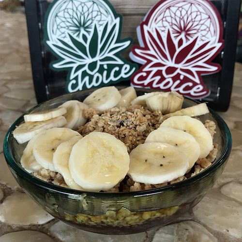 The “Lil G” half-size smoothie bowl which is still huge! at Choice Health Bar in Lahaina