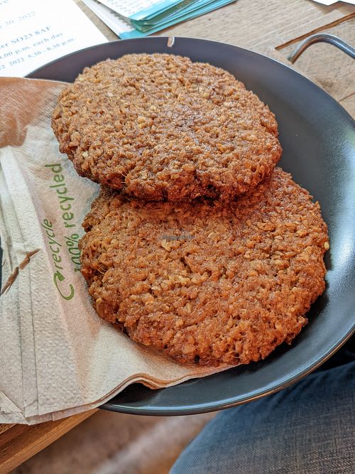 Vegan coconut and oat cookies at Cafe ROST in Winchester