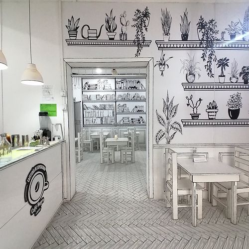 Un bonito ambiente at Café Negro in Liberia