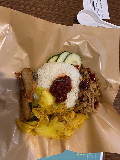Nasi lemak at Po Lam Cafe - Maybe closed in Taipei